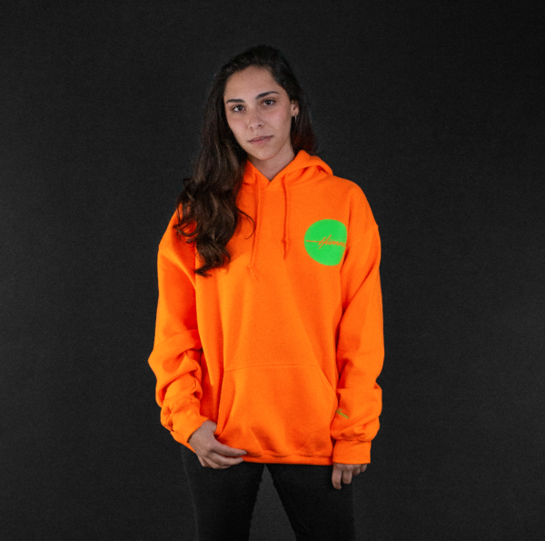 ORANGE NEON HOODIE