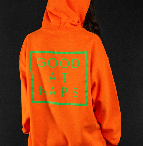 ORANGE NEON HOODIE - Imagen 2