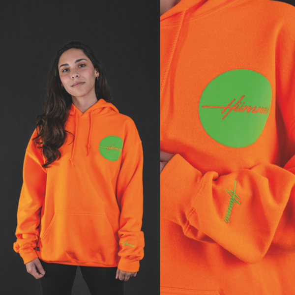 ORANGE NEON HOODIE - Imagen 4